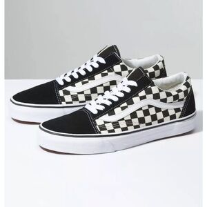 Vans Black and White Checkered Sneakers